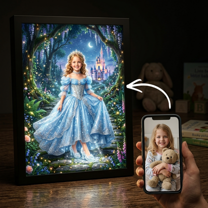 Glass Sandal Princess Portrait