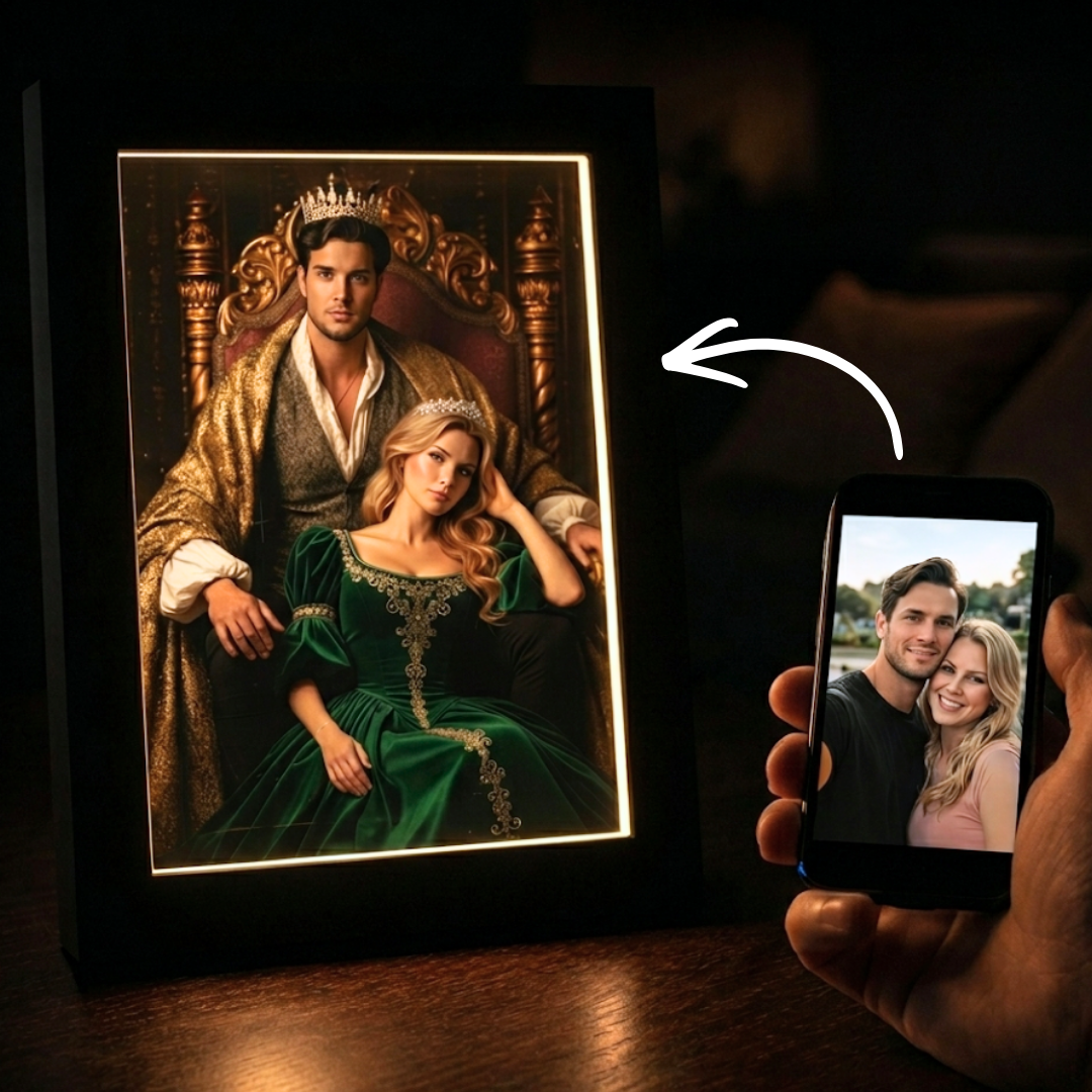 Lovers Beneath the Crown Portrait