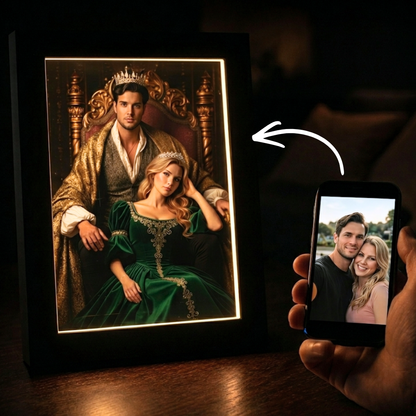 Lovers Beneath the Crown Portrait