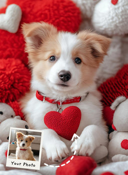 Snuggles & Hearts Portrait