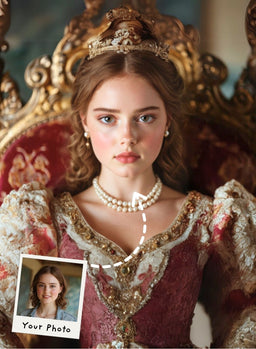 The Crimson Duchess Portrait