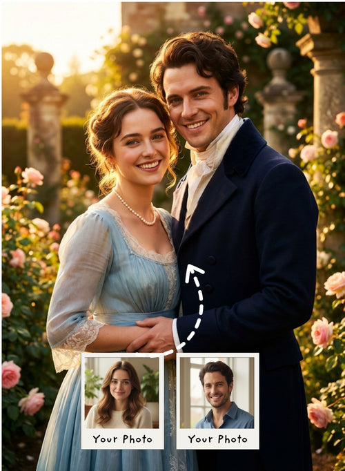 Everlasting Love Garden Couple Portrait