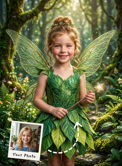 Hidden Fairy of the Forest Portrait