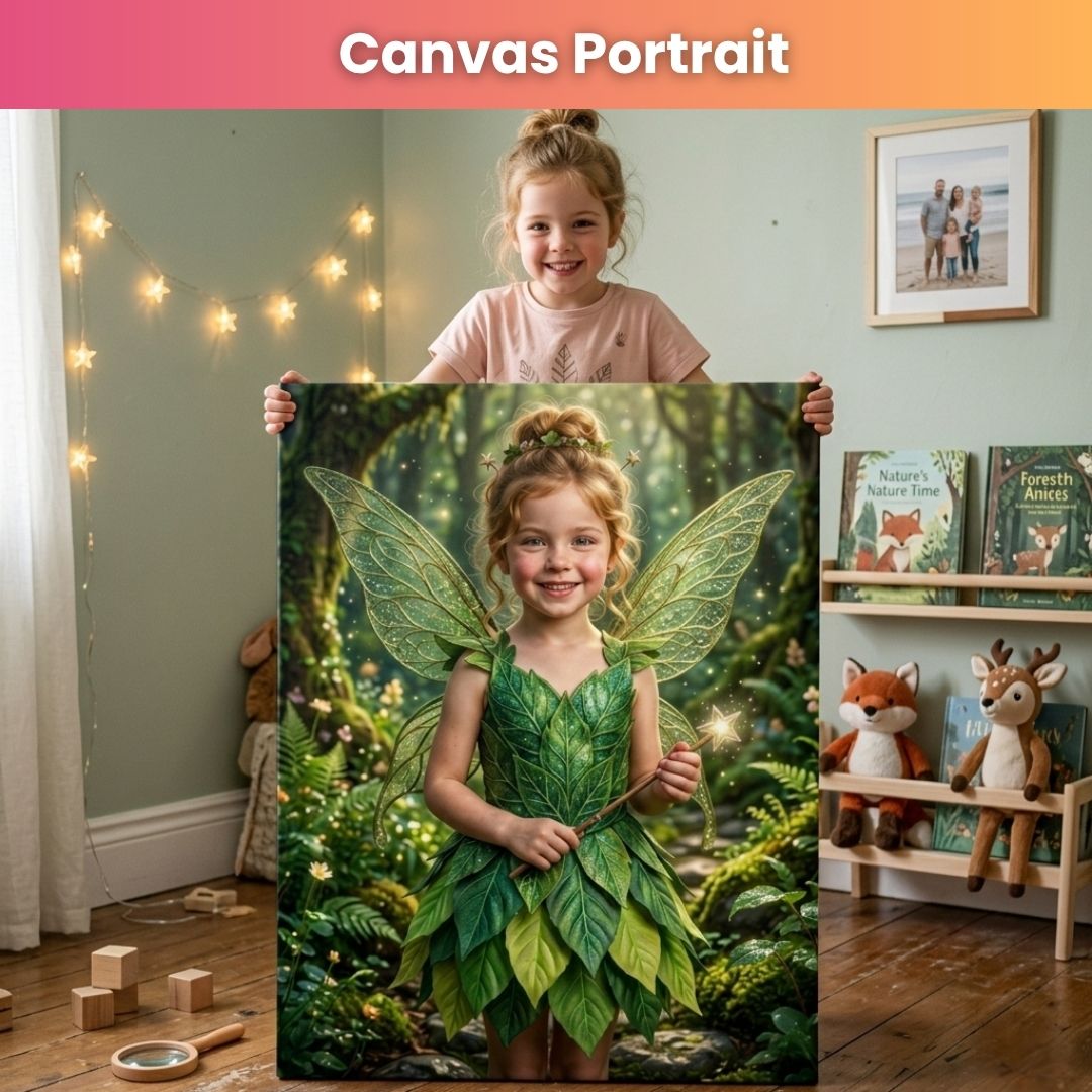 Hidden Fairy of the Forest Portrait