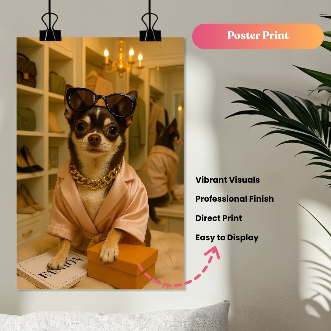 Pawshionista Chic Portrait