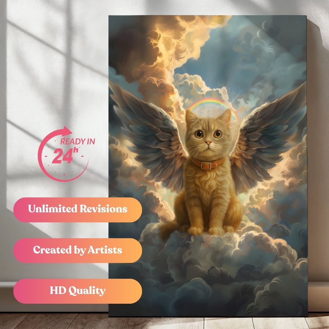 Rainbow Celestial Tails Portrait