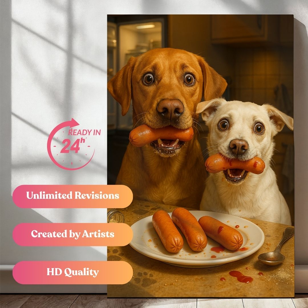 The Paw-ltry Heist Portrait