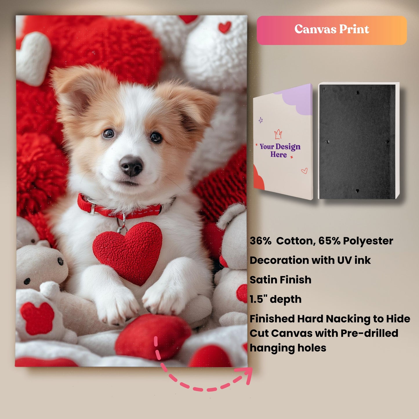 Snuggles & Hearts Portrait