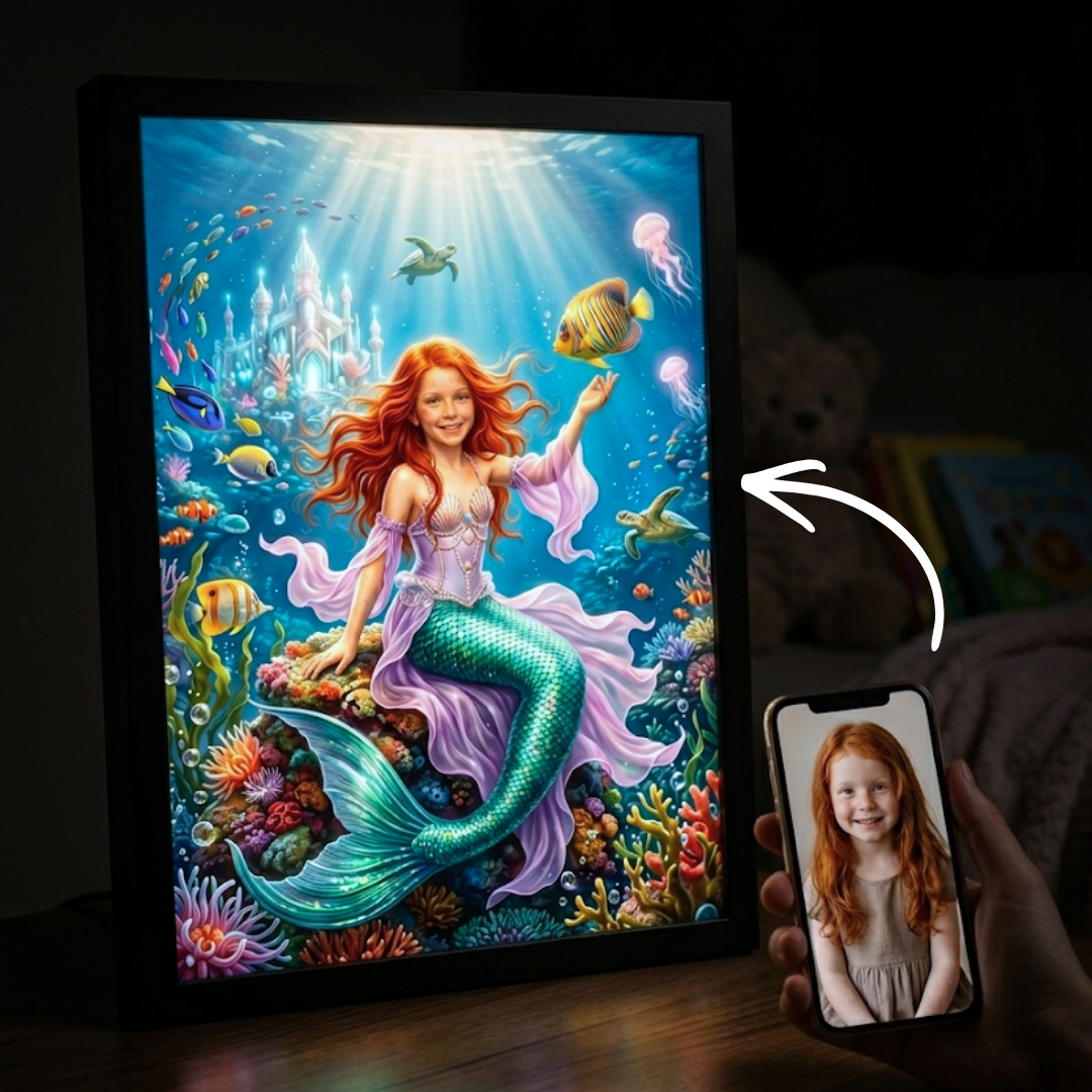 Seashell Crown Mermaid Portrait