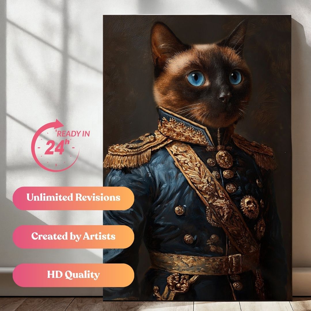 Commander Fluffington the Noble Portrait