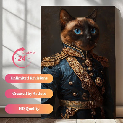 Commander Fluffington the Noble Portrait
