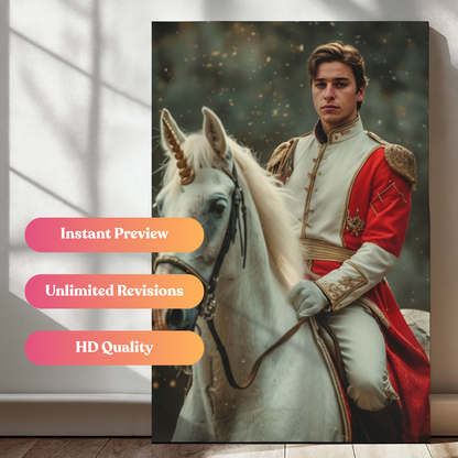The Charming Knight Portrait
