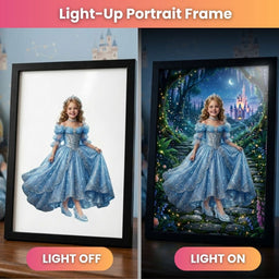 Glass Sandal Princess Portrait