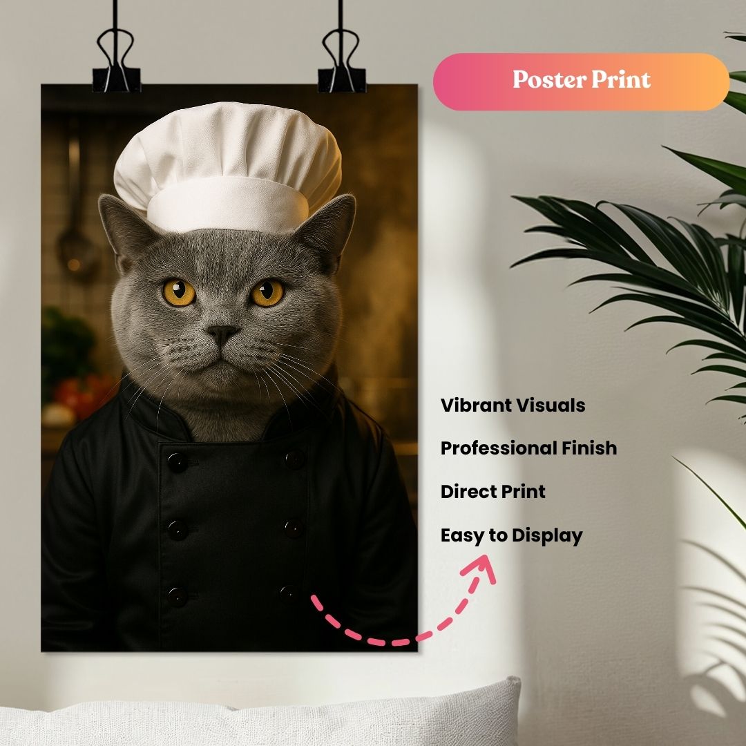 Fluffé the Chef Portrait