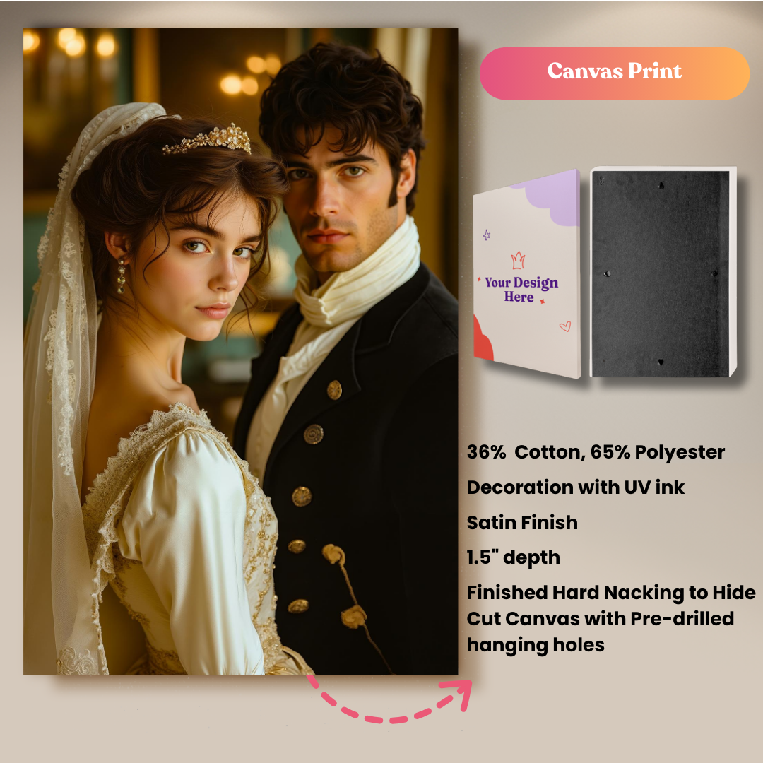 Royal Lovers Medieval Knight & Princess Portrait