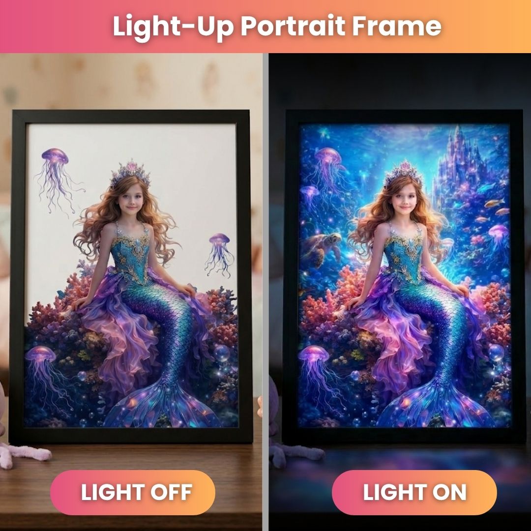 Underwater Mermaid Princess Portrait