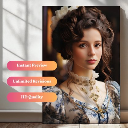 Tropical Princess Portrait