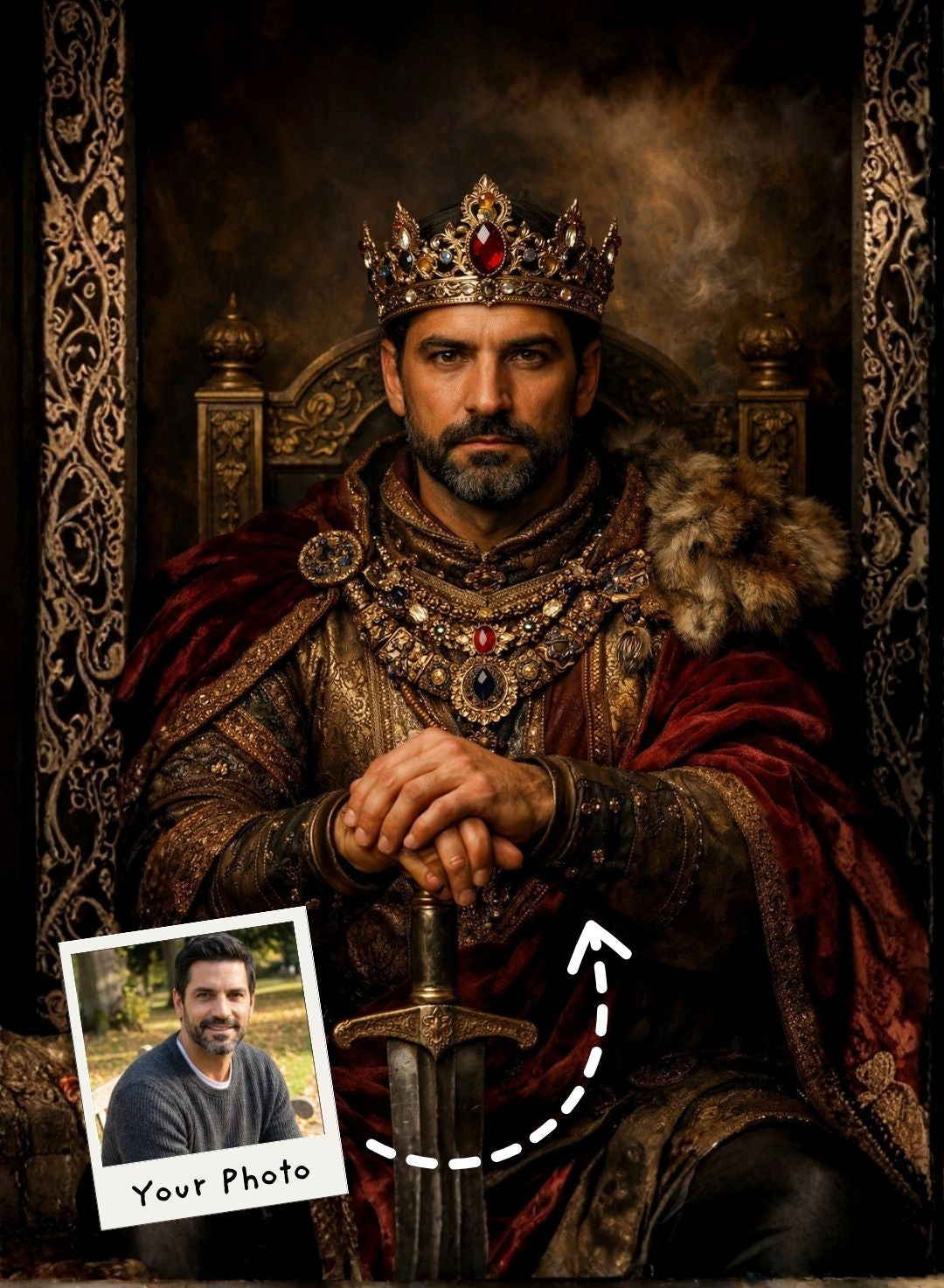 The Golden Sovereign Guardian Portrait