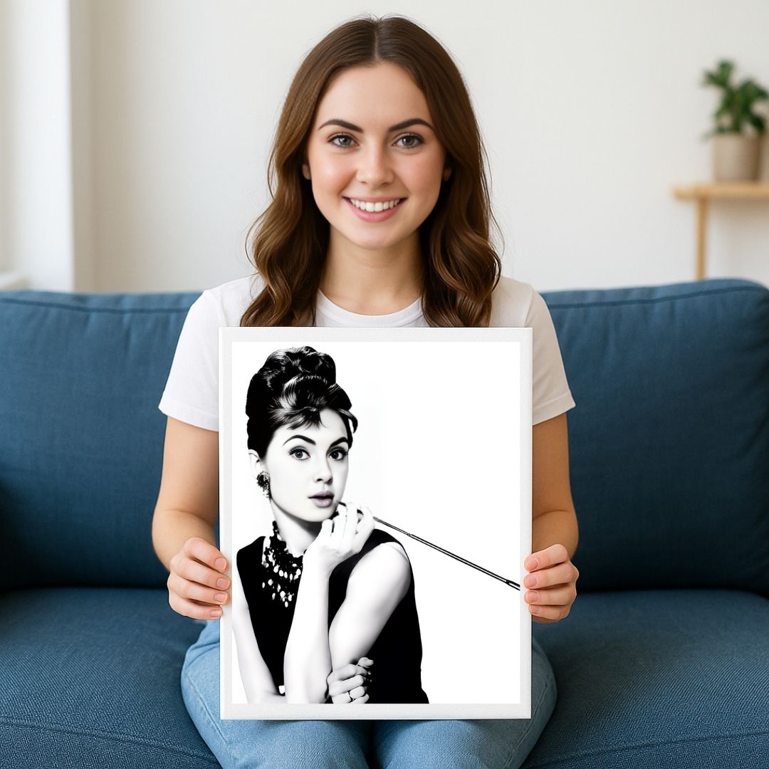 Retro Reverie Portrait