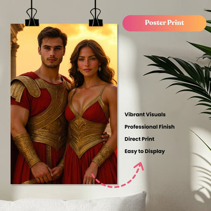 Fearless Warrior Couple Portrait