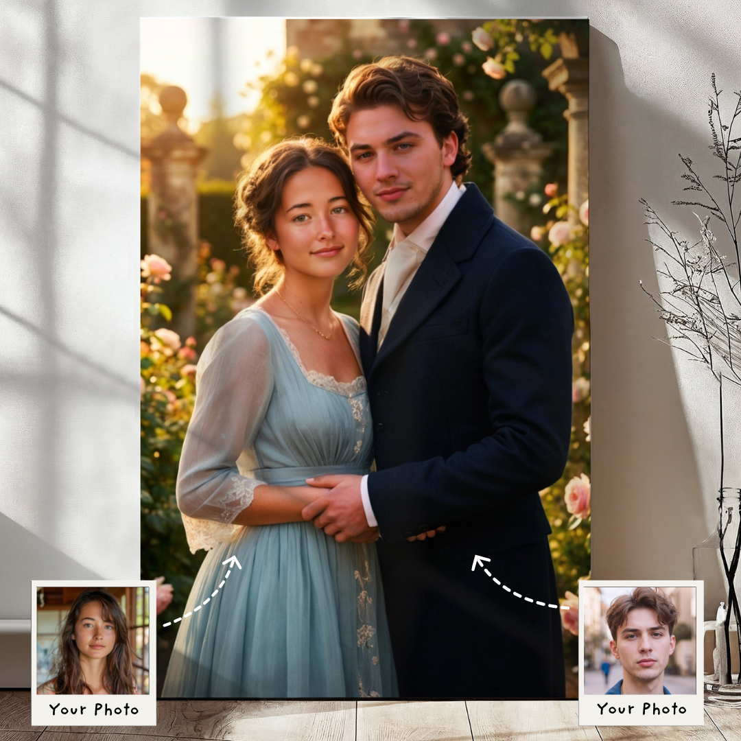 Everlasting Love Garden Couple Portrait