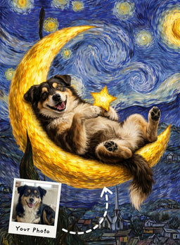 Starry Night Pet Portrait