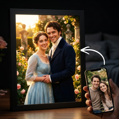 Everlasting Love Garden Couple Portrait