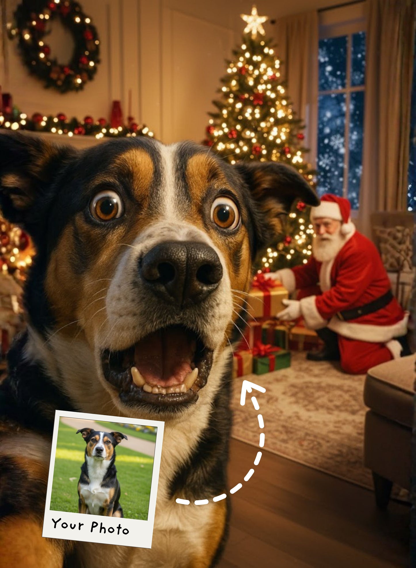 Caught Santa-handed!