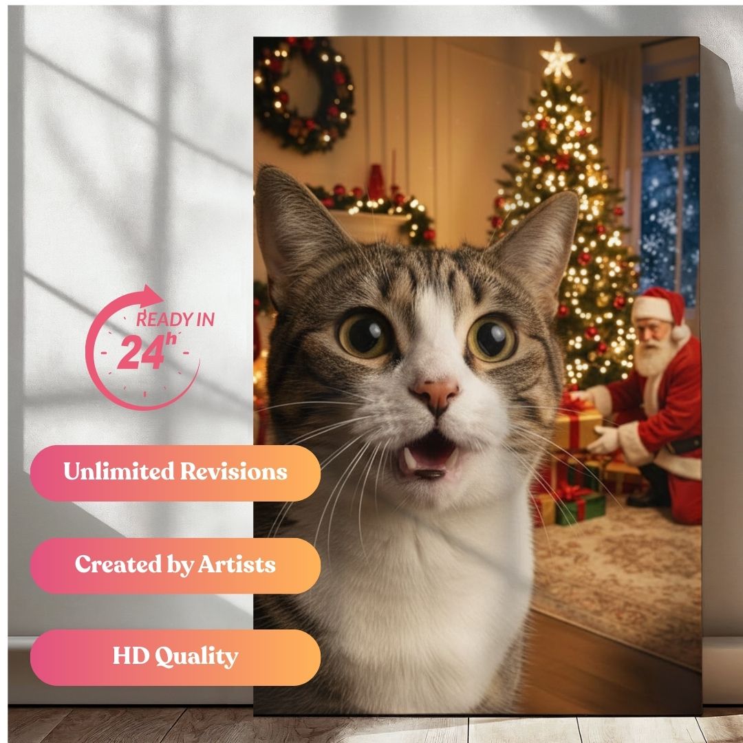 Caught Santa-handed!