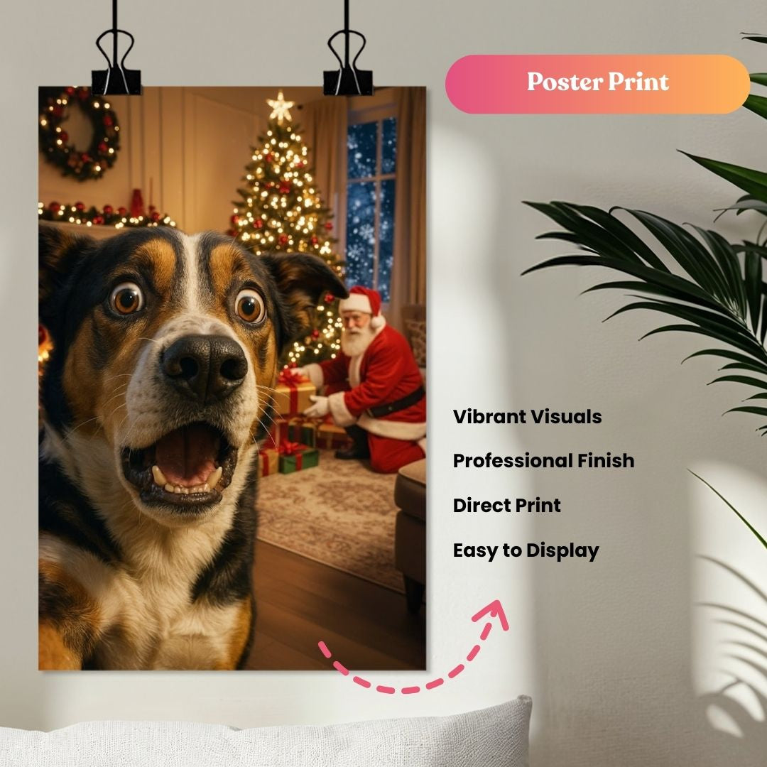 Caught Santa-handed!