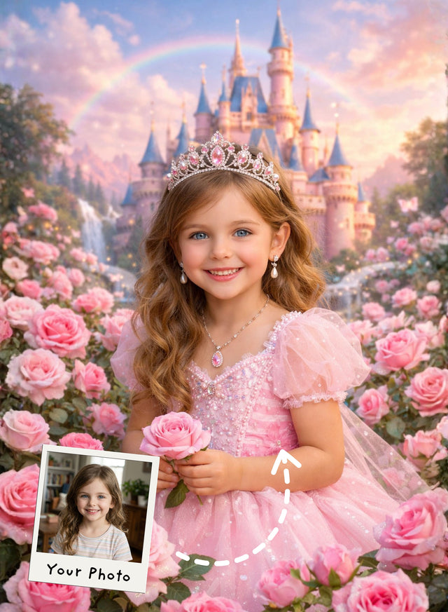 Pink Rose Blossom Princess