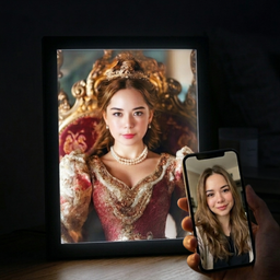 The Crimson Duchess Portrait