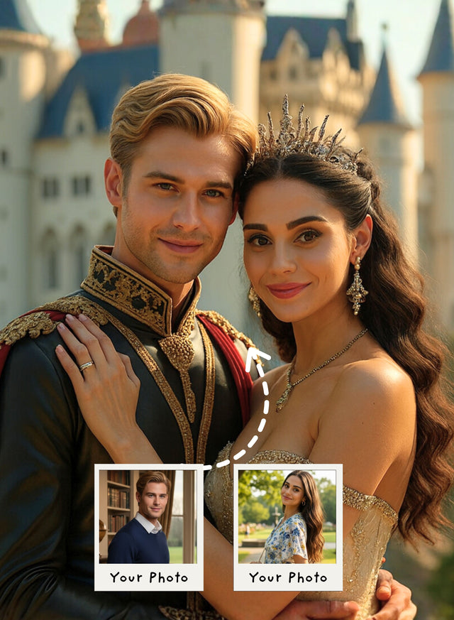 Majestic Royal Couple Portrait