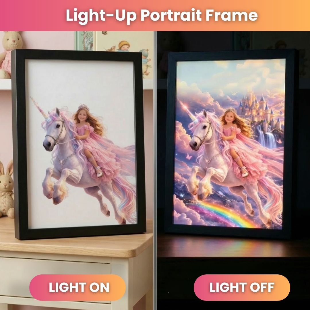 Fairy Dust Unicorn Princess Portrait