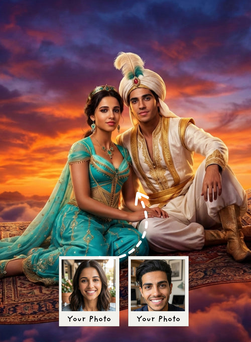 A Magic Carpet of Hearts Portrait