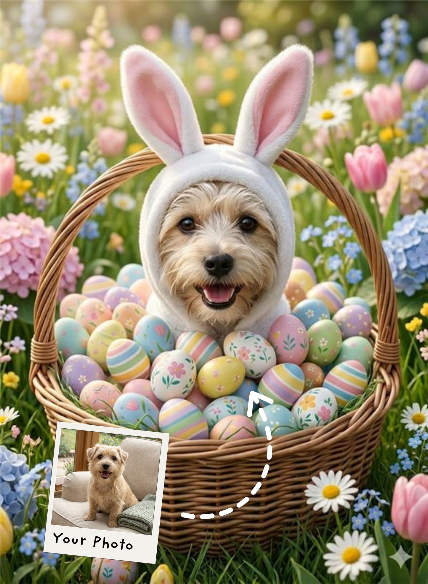 Paws & Eggs: Easter Edition Portrait