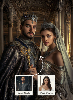 Dark Throne Couple Portrait