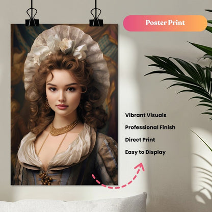 The Florentine Crowned Maiden Portrait