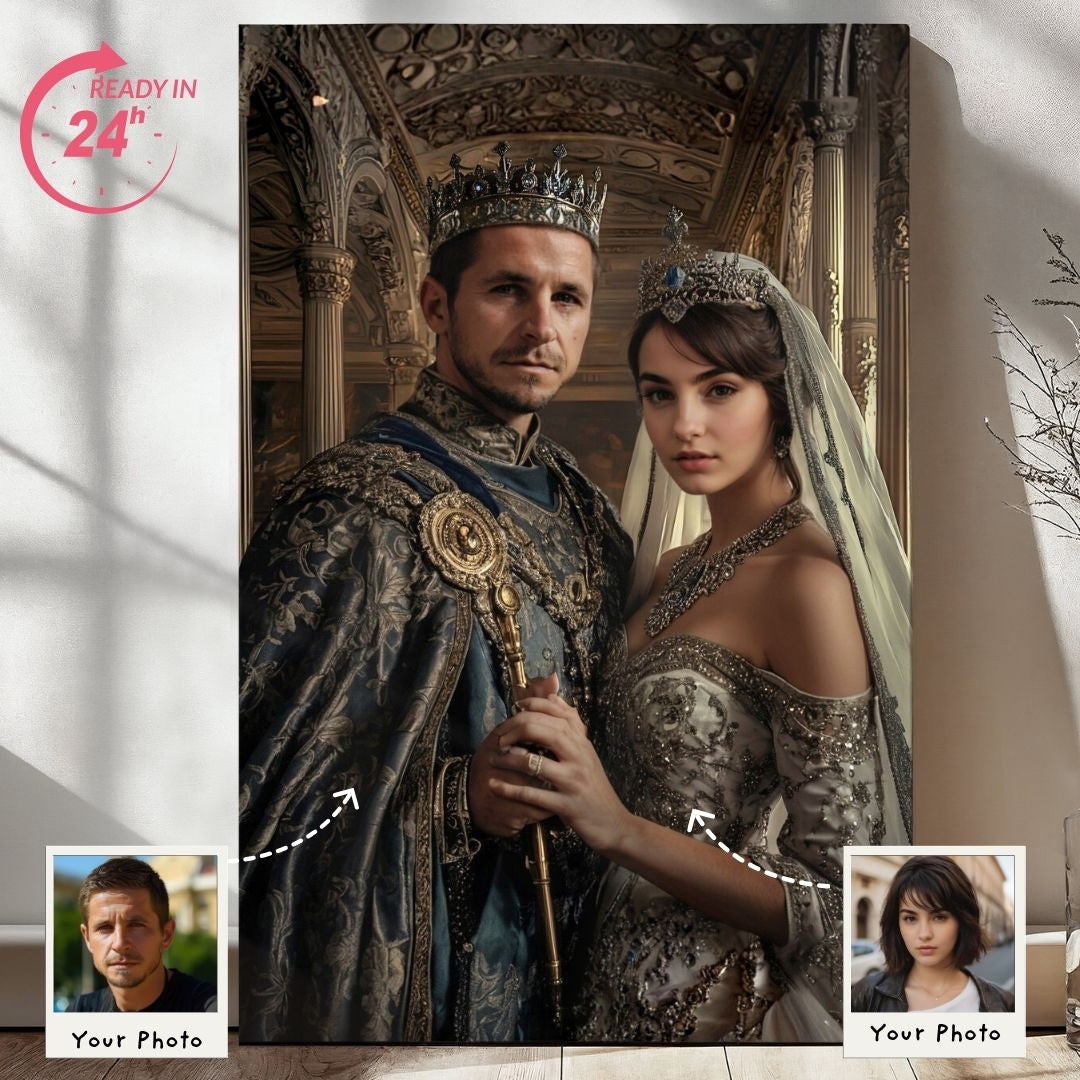 Dark Throne Couple Portrait