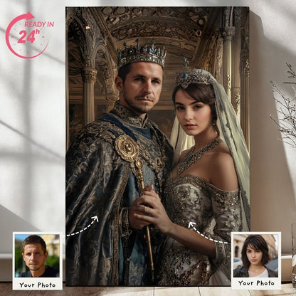 Dark Throne Couple Portrait