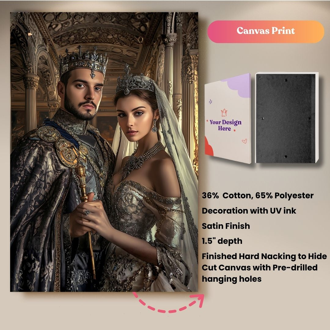 Dark Throne Couple Portrait