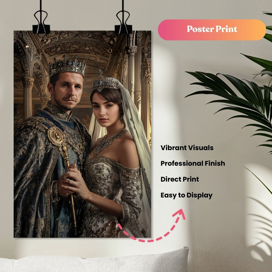 Dark Throne Couple Portrait