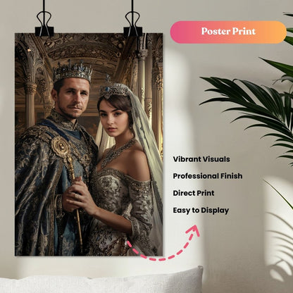 Dark Throne Couple Portrait