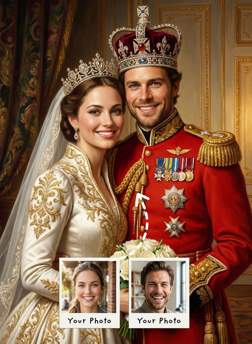 The Royal Bond Couple Portrait