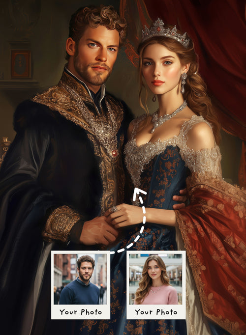 Enchanting Royal Couple Portrait