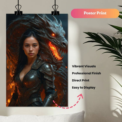 Flaming Dragon Heiress Portrait