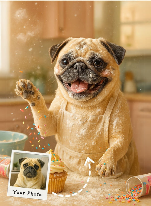 Fur in the Flour Portrait