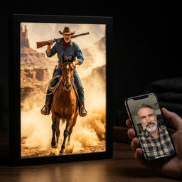 Cowboy of the Endless Dunes Portrait