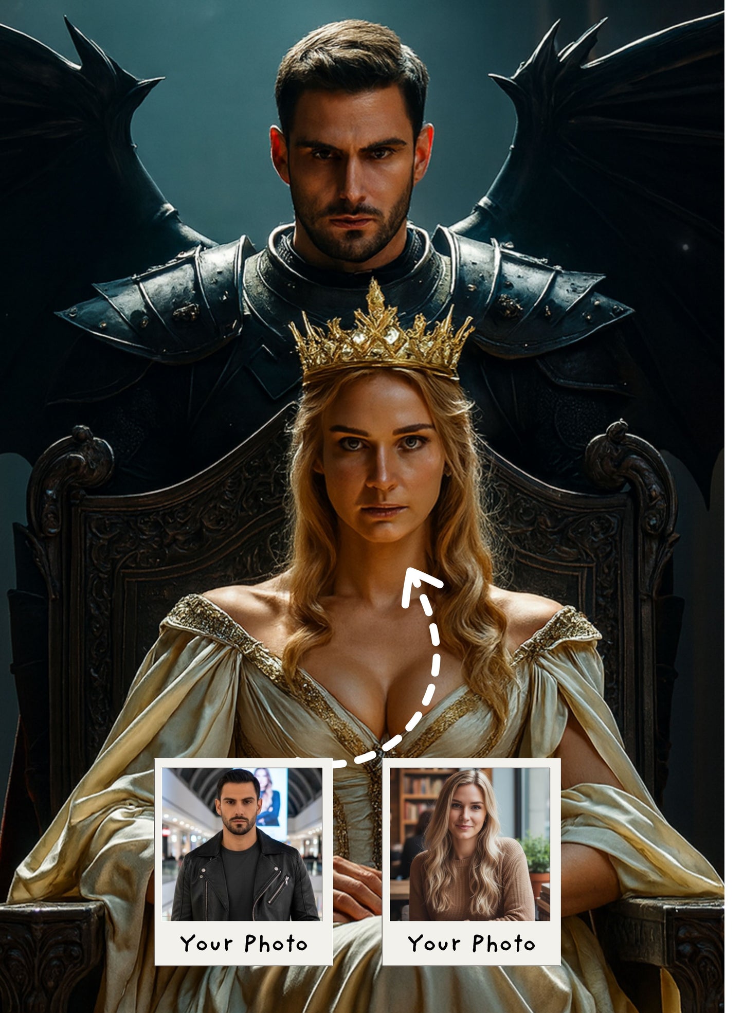 Reign of Shadows Couple Portrait