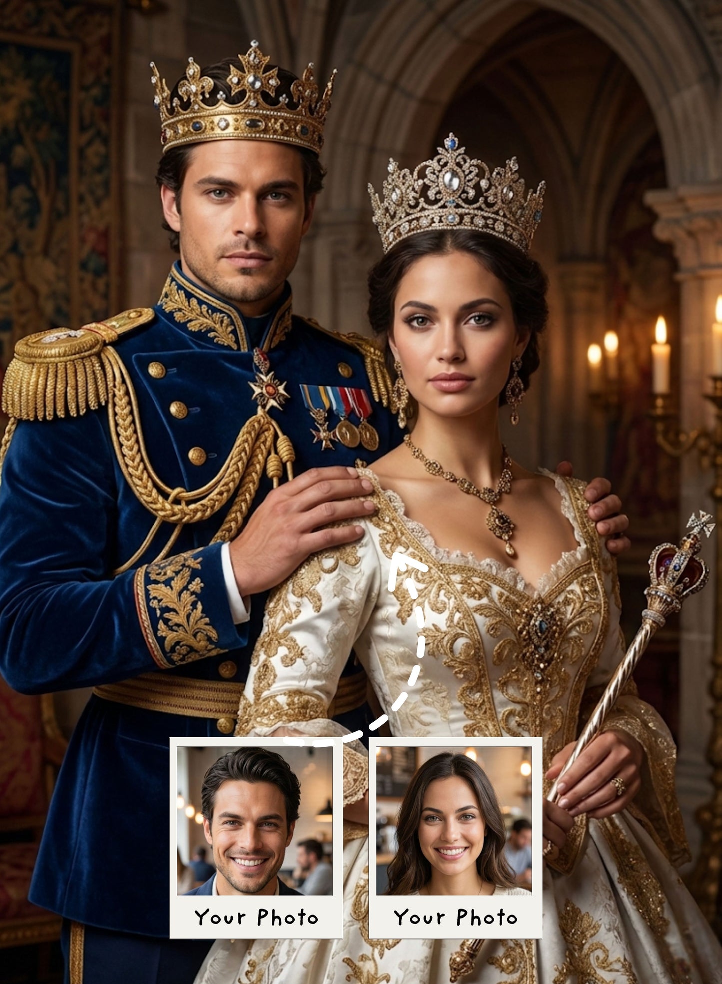 Love Across the Palace Portrait